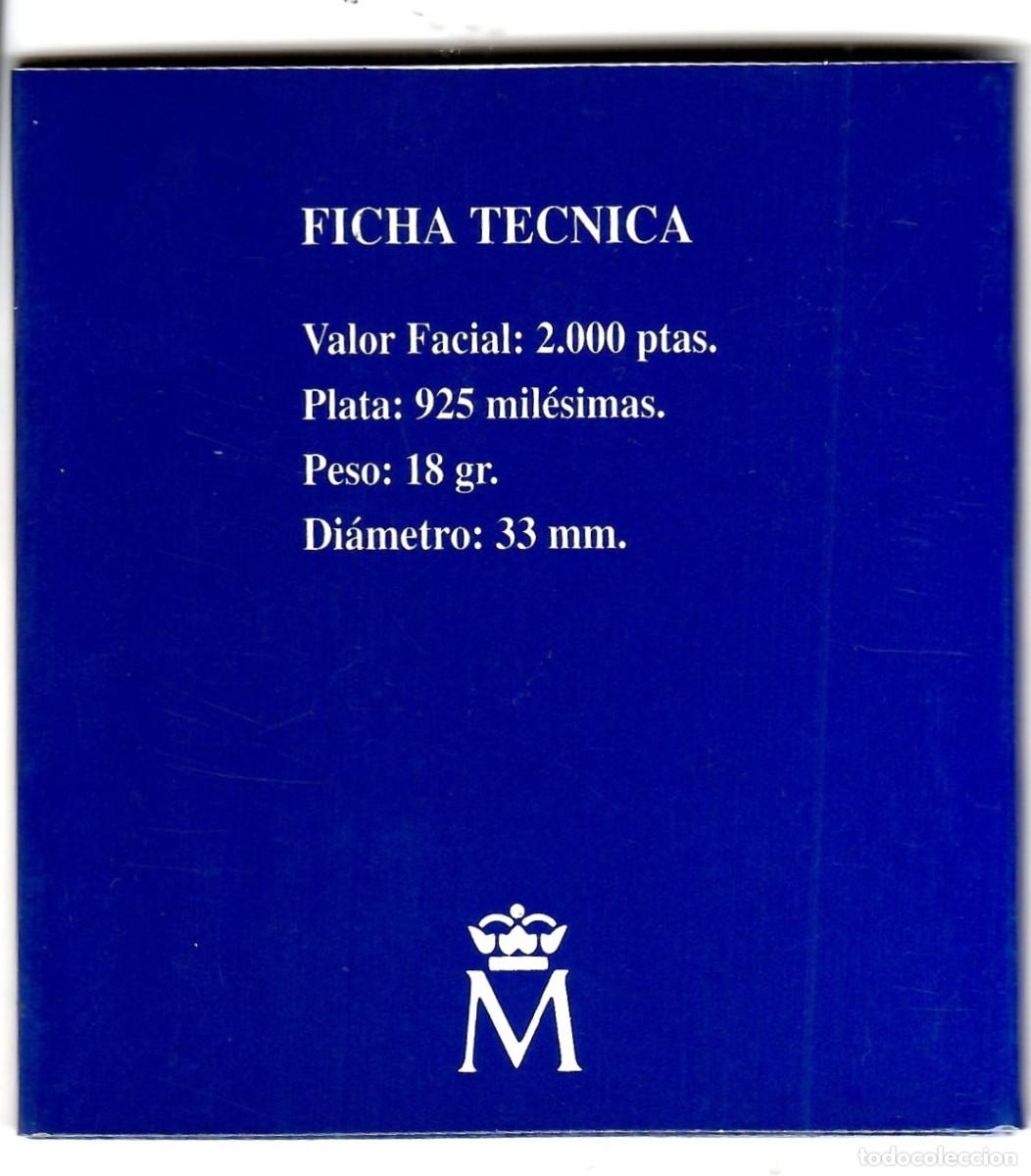 Monedas FNMT: CARTERA MONEDA 2000 PTS 1994 PLATA - Foto 2