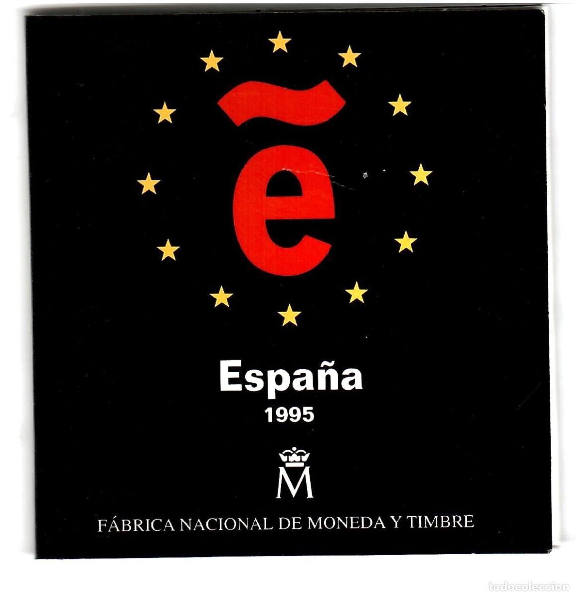 Monedas FNMT: CARTERA MONEDA 2000 PTS 1995 PLATA - Foto 1