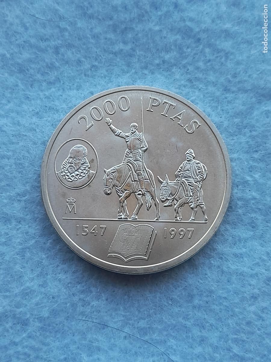 Monete FNMT: Espa&ntilde;a. 2000 Pesetas. A&ntilde;o 1997. Plata. Quijote.