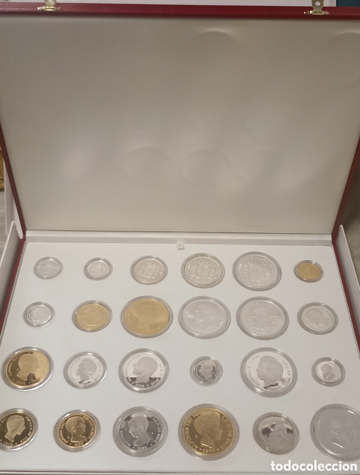 Monete FNMT: La historia de la peseta 24 monedas de oro y plata