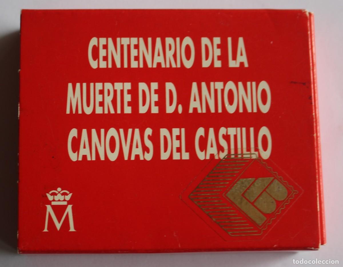 FNMT-M&uuml;nzen: MONEDA DE LA FNMT DE 1000 Pts CENTENARIO DE LA MUERTE DE C&Aacute;NOVAS DEL CASTILLO