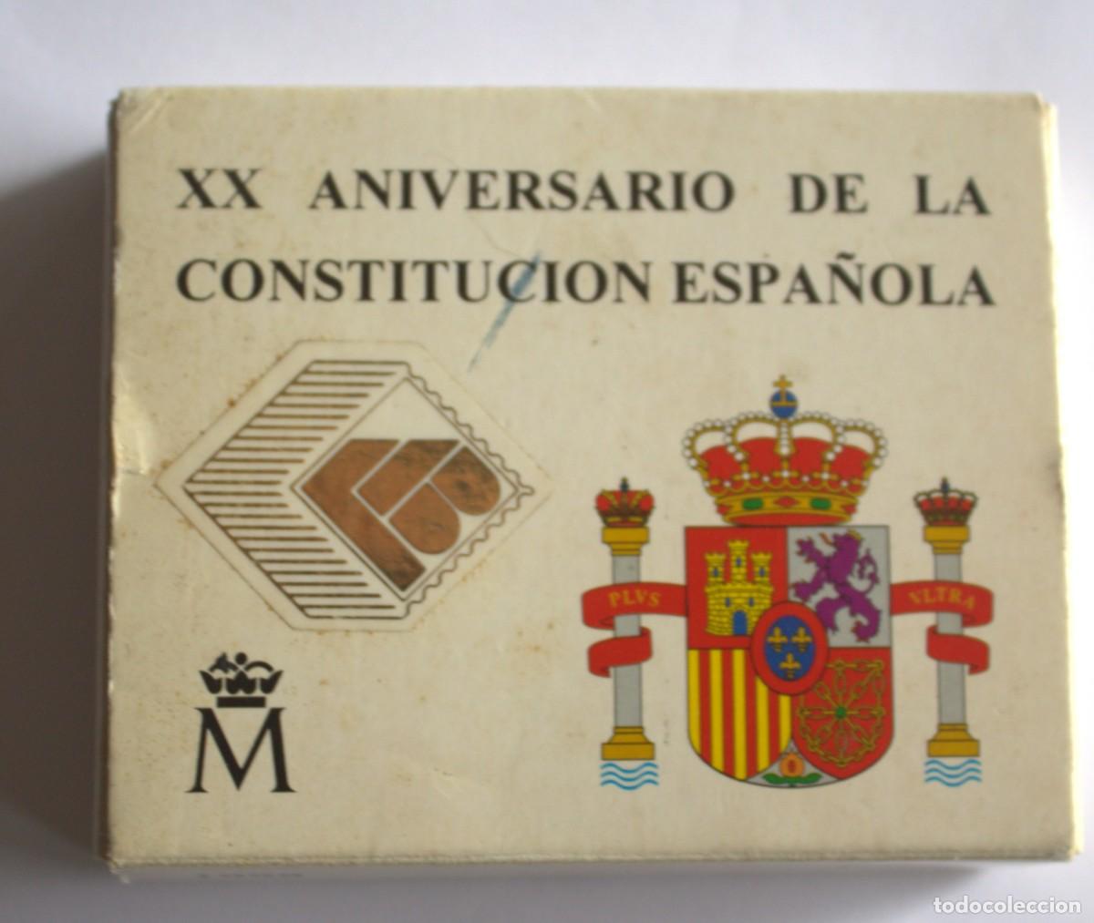 FNMT-M&uuml;nzen: MONEDA DE LA FNMT DE 1000 PTS XX ANIVERSARIO DE LA CONSTITUCI&Oacute;N ESPA&Ntilde;OLA
