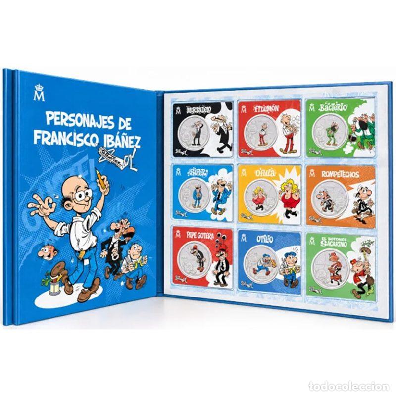 Monedas FNMT: ESPA&Ntilde;A 9 x 1.5 EURO FNMT 2026 PERSONAJES DE IBA&Ntilde;EZ MORTADELO FILEMON ... PREVENTA