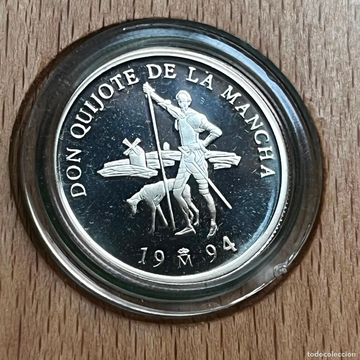 Monnaies FNMT: Espa&ntilde;a 1 ECU, 1994 plata, Don Quijote, prueba, FNMT, rf CJEURO , 1524