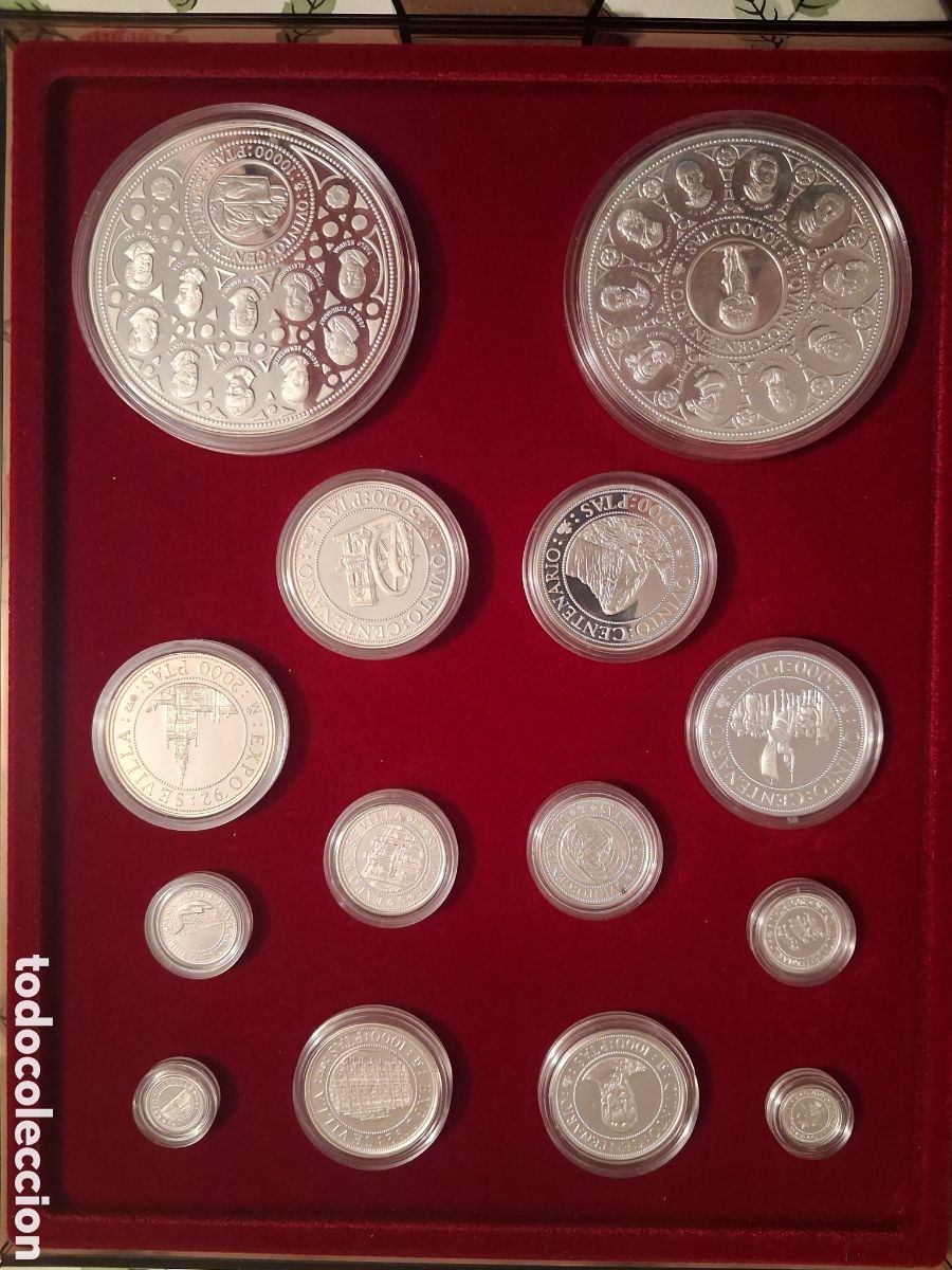 Monedas FNMT: 4 series del V Centenario de la conquista de America