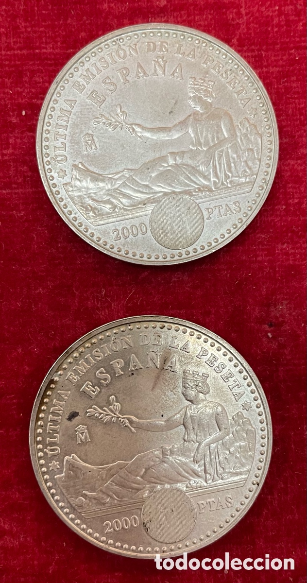 Monedas FNMT: Moneda de 2000 pesetas 2001 plata