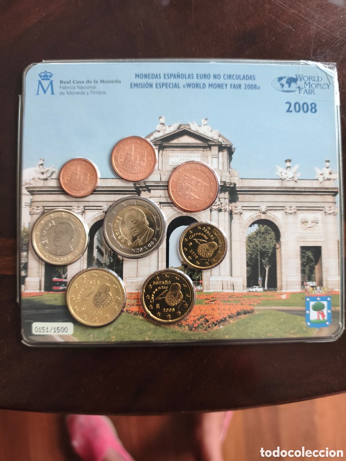 Monedas FNMT: World money fair 2008 Espa&ntilde;a - Foto 1