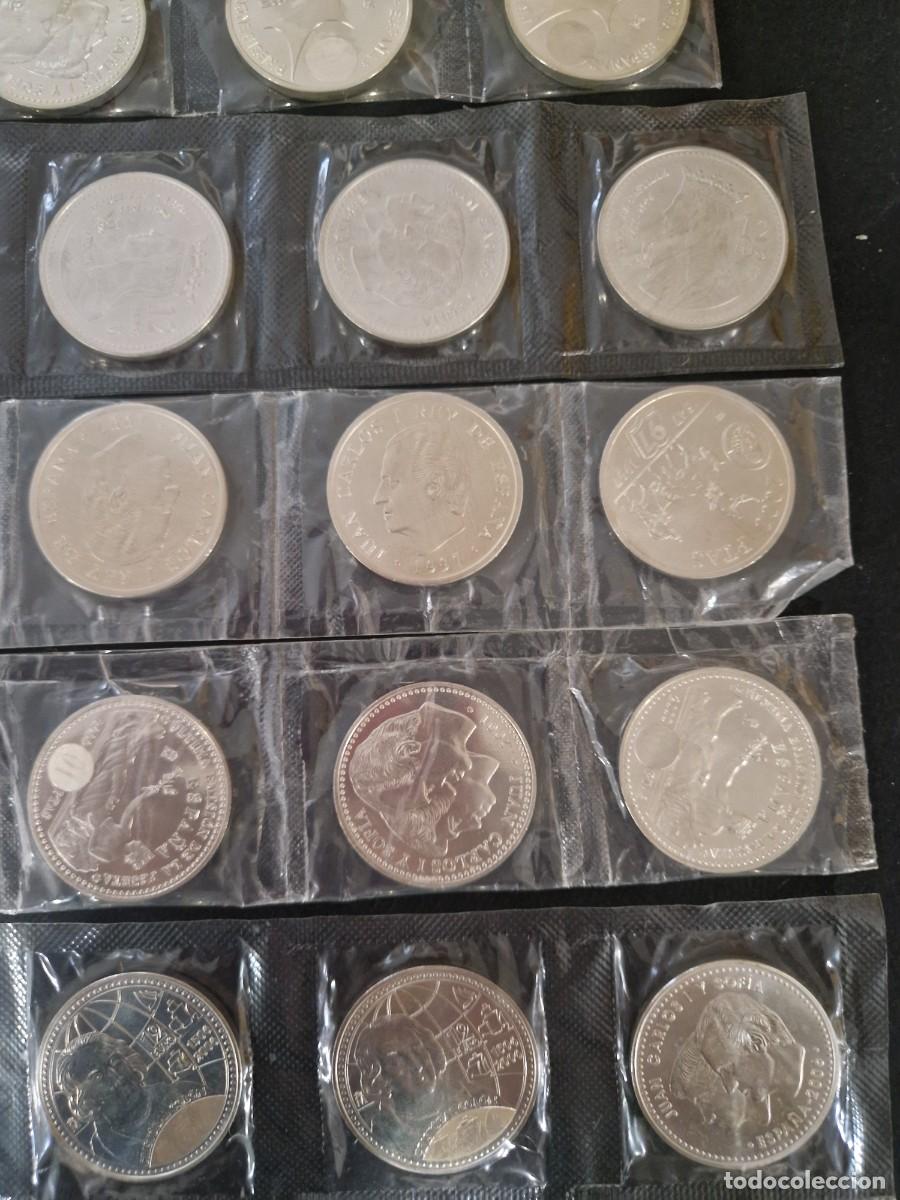 Monedas FNMT: 78 monedas conmemorativas de plata 925. - Foto 16