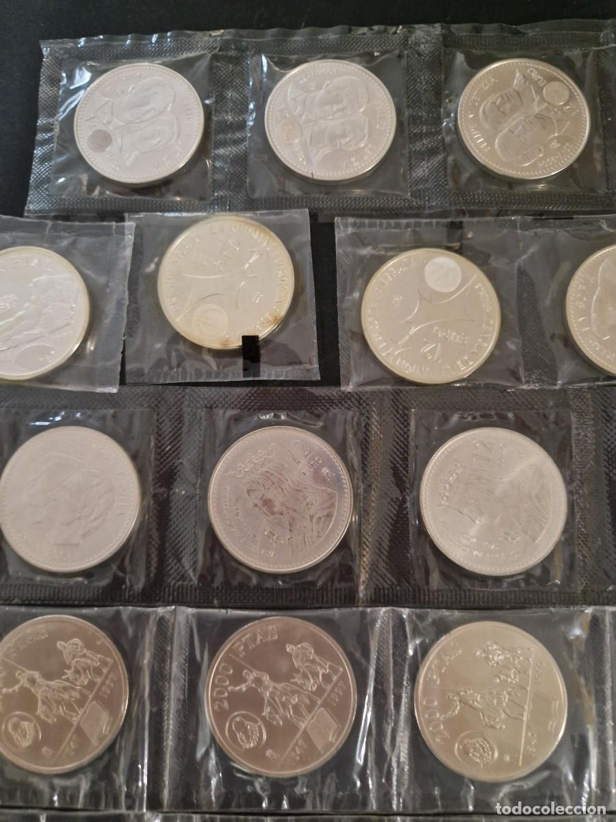 Monedas FNMT: 78 monedas conmemorativas de plata 925. - Foto 22