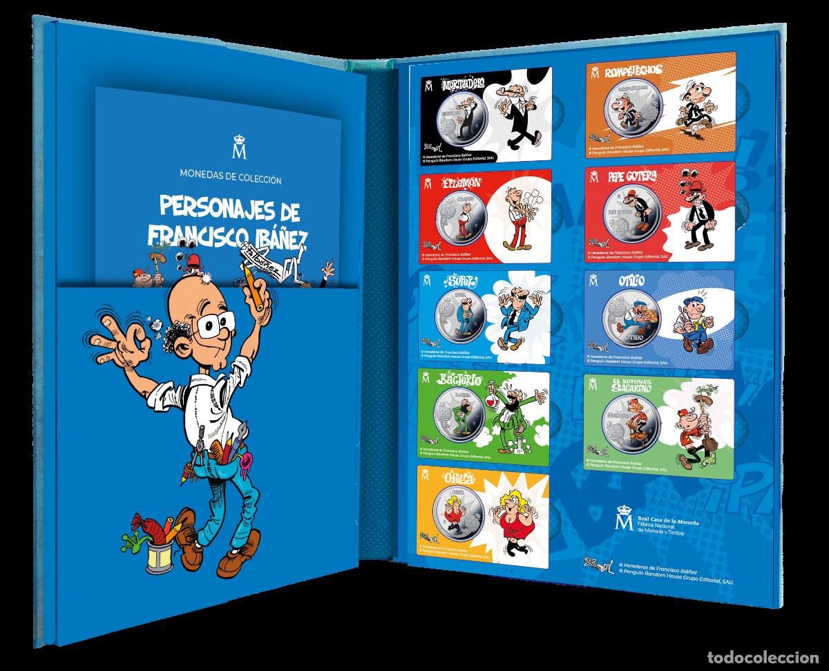 FNMT-M&uuml;nzen: ESPA&Ntilde;A 9 x 1.5 EURO FNMT 2026 PERSONAJES DE IBA&Ntilde;EZ MORTADELO FILEMON ...