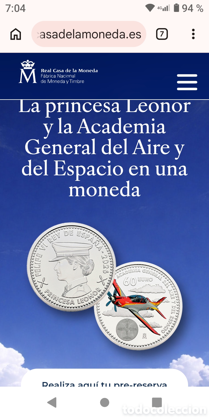 Monedas FNMT: Monedas de plata princesa leonor 2026 - Foto 7