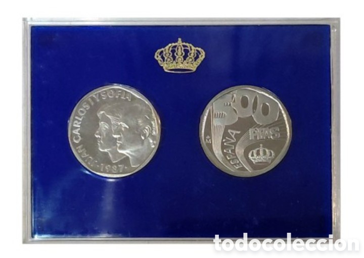 Monete FNMT: FNMT Prueba moneda de 500 pesetas A&ntilde;o 1987 estrella 87