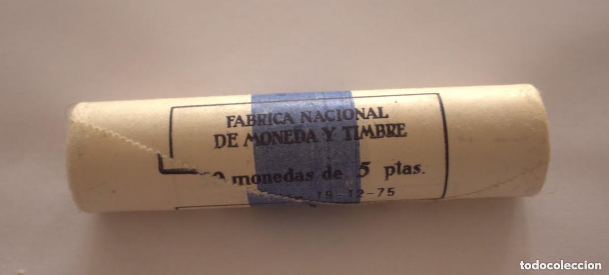 Monete FNMT: CARTUCHO DE LA FNMT DE 5 PESETAS JUAN CARLOS I 1980 ESTRELLA 80 MUNDIAL 50 MONEDAS