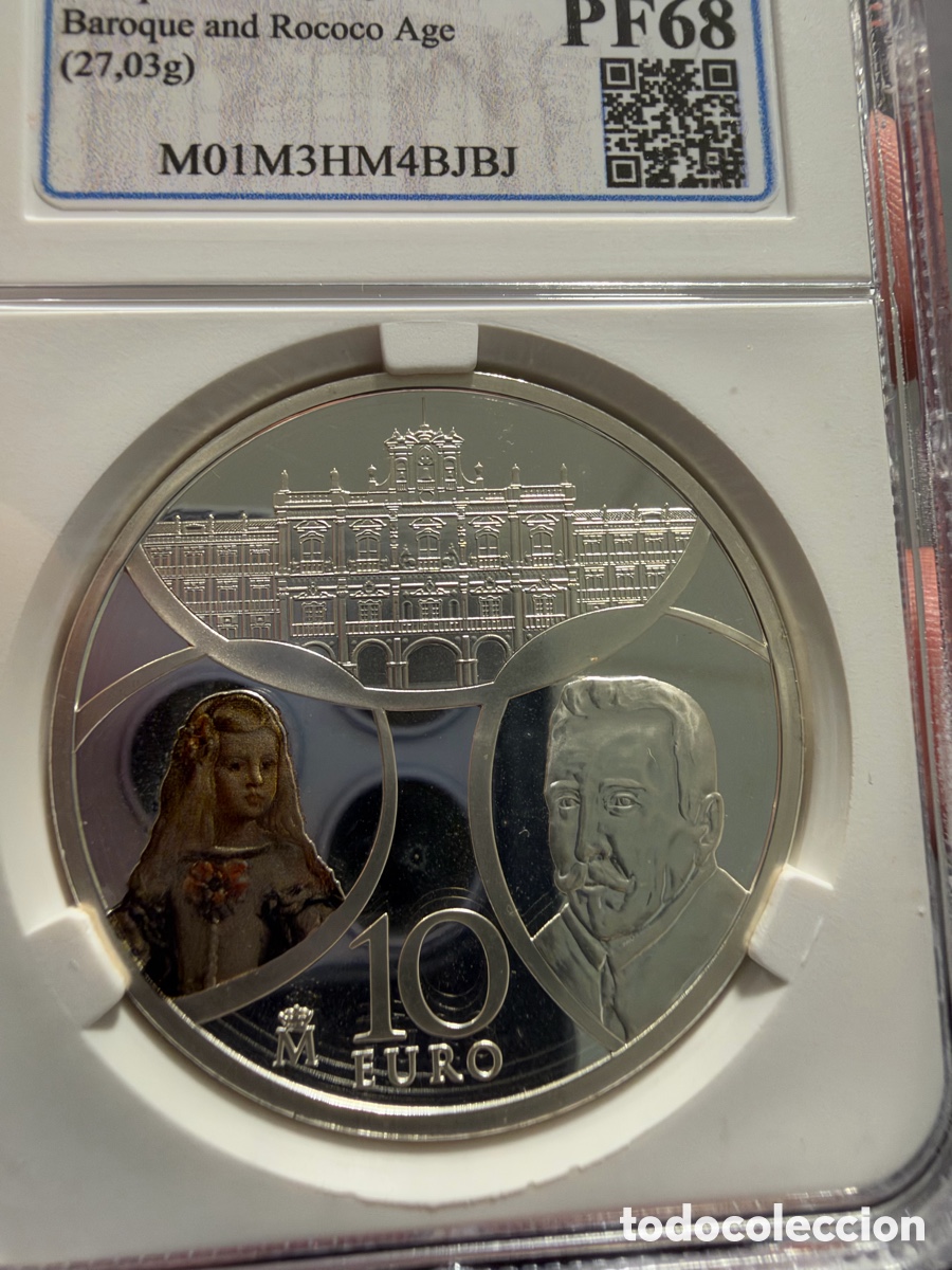 Monedas FNMT: moneda de 10&euro; Espa&ntilde;a 2018 Barroco y Rococo - Foto 2