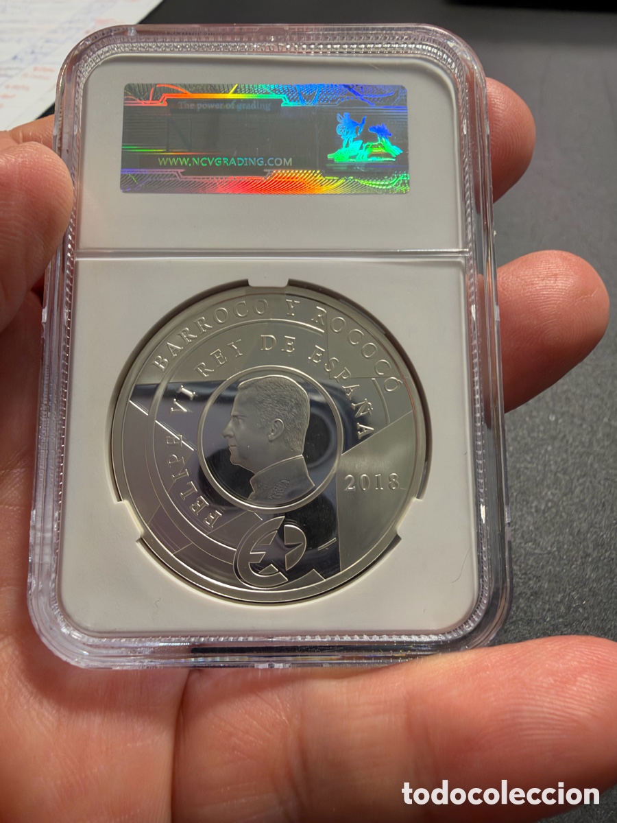 Monedas FNMT: moneda de 10&euro; Espa&ntilde;a 2018 Barroco y Rococo - Foto 3