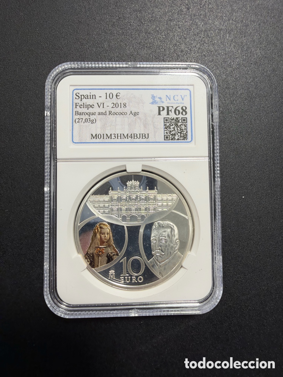 Monedas FNMT: moneda de 10&euro; Espa&ntilde;a 2018 Barroco y Rococo