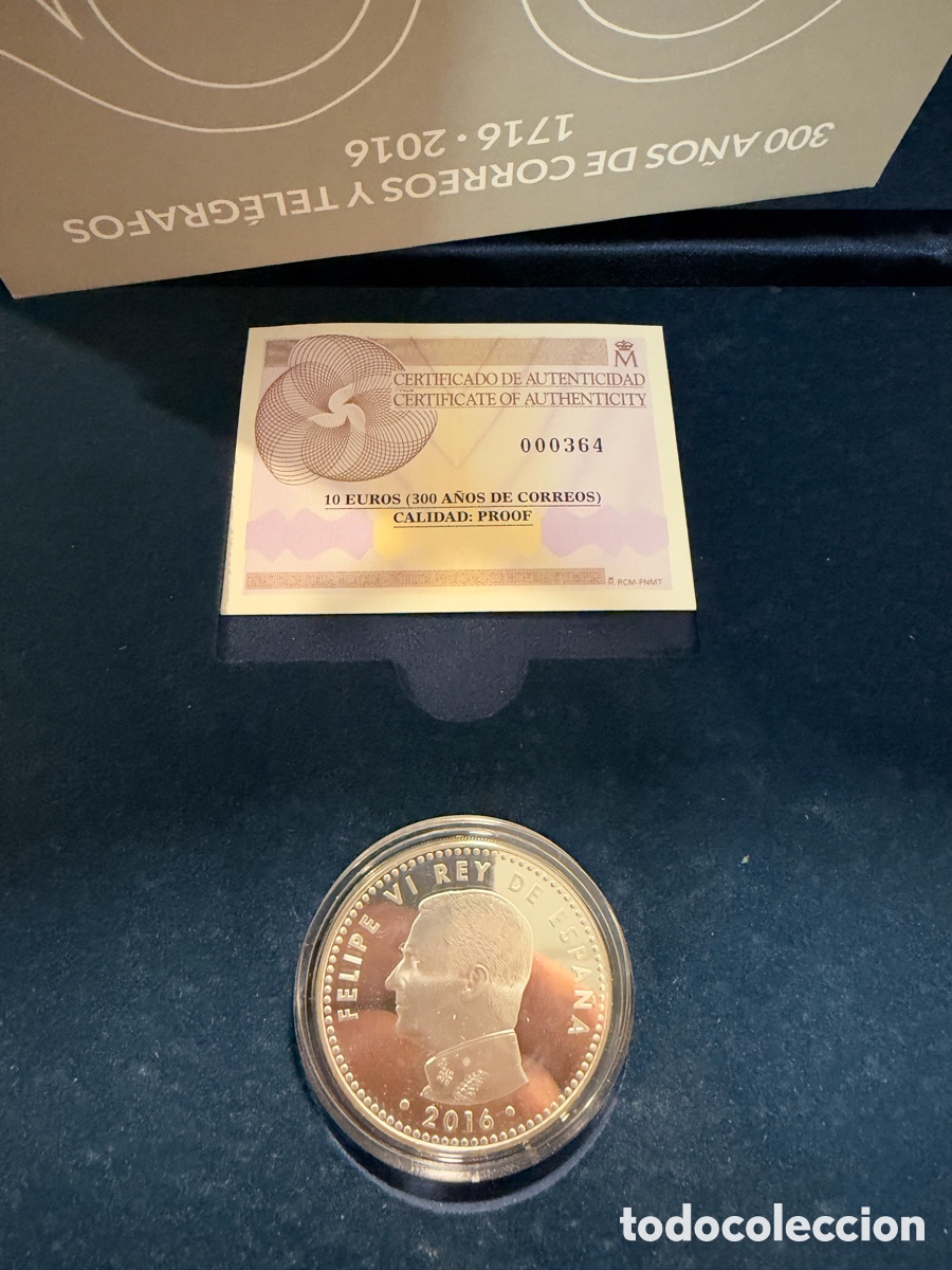 Monedas FNMT: Moneda de 10&euro; Coreos 2016 300 aniversario - Foto 4
