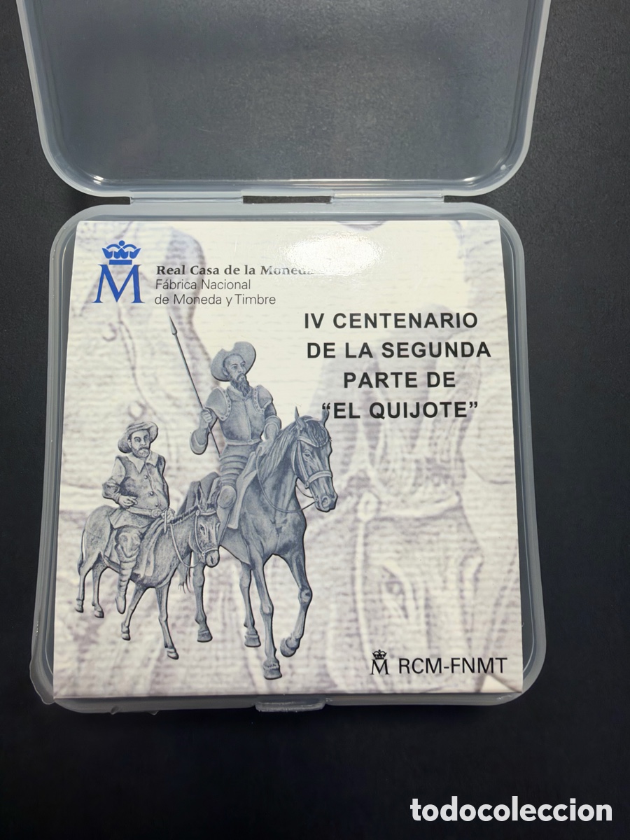 FNMT-M&uuml;nzen: Moneda de 10&euro; a&ntilde;o 2015 IV centenario de la segunda parte El Quijote