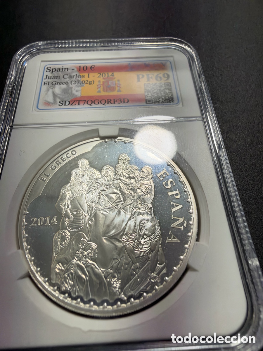 Monedas FNMT: Moneda de 10&euro; a&ntilde;o 2014 museos espa&ntilde;oles El Greco - Foto 2