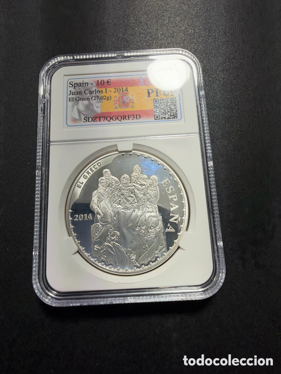 Monedas FNMT: Moneda de 10&euro; a&ntilde;o 2014 museos espa&ntilde;oles El Greco - Foto 3