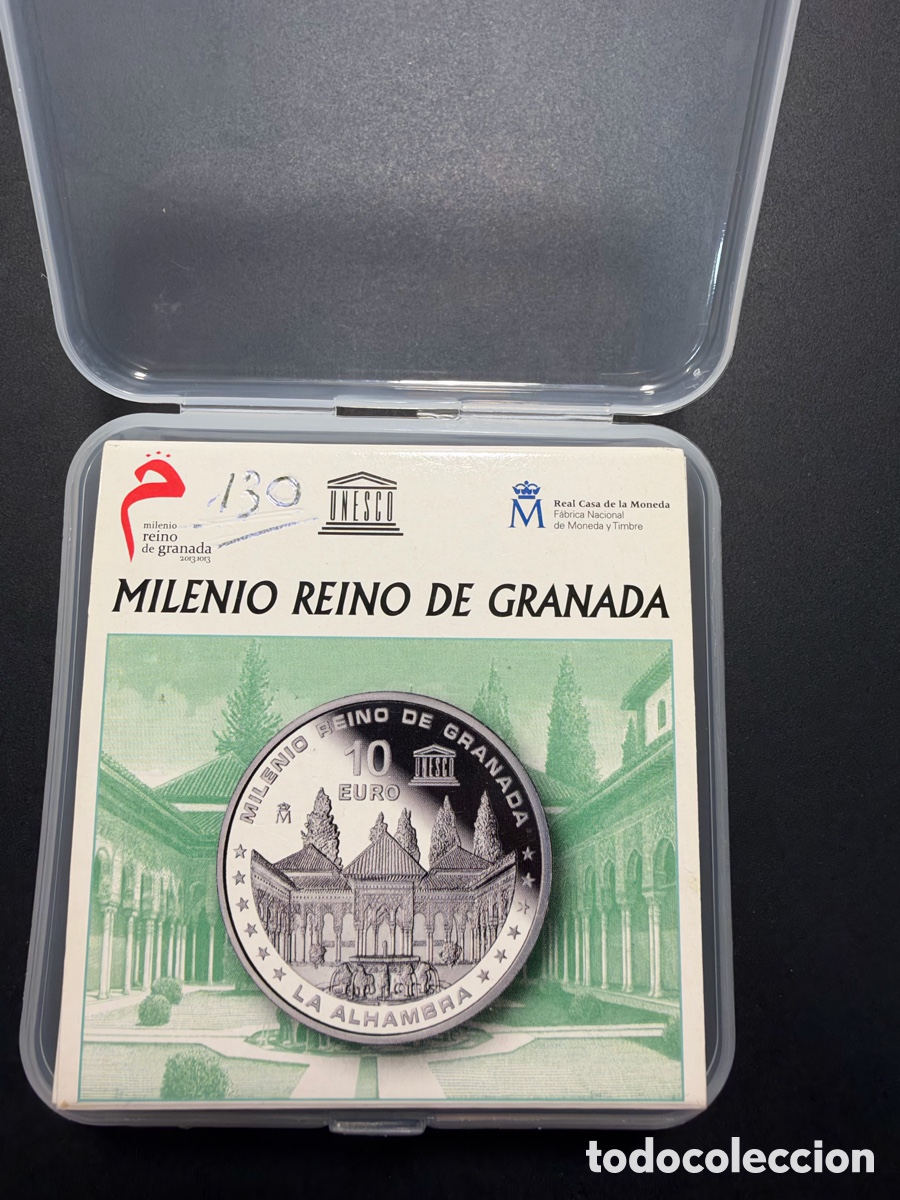 FNMT-M&uuml;nzen: Moneda de 10&euro; a&ntilde;o 2013 Milenio Rein&oacute; de Granada