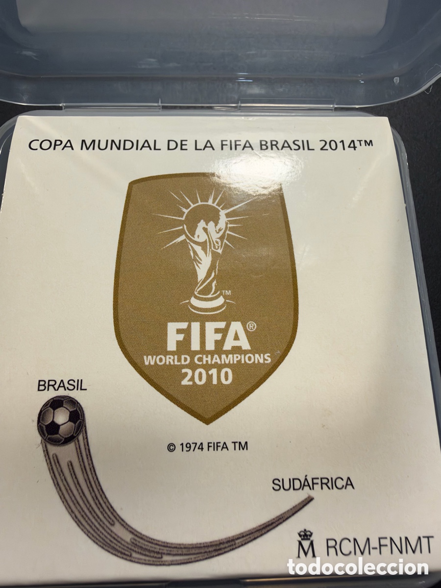 Moedas FNMT: Moneda de 10&euro; a&ntilde;o 2012 Copa Mundial de f&uacute;tbol Brasil 2014