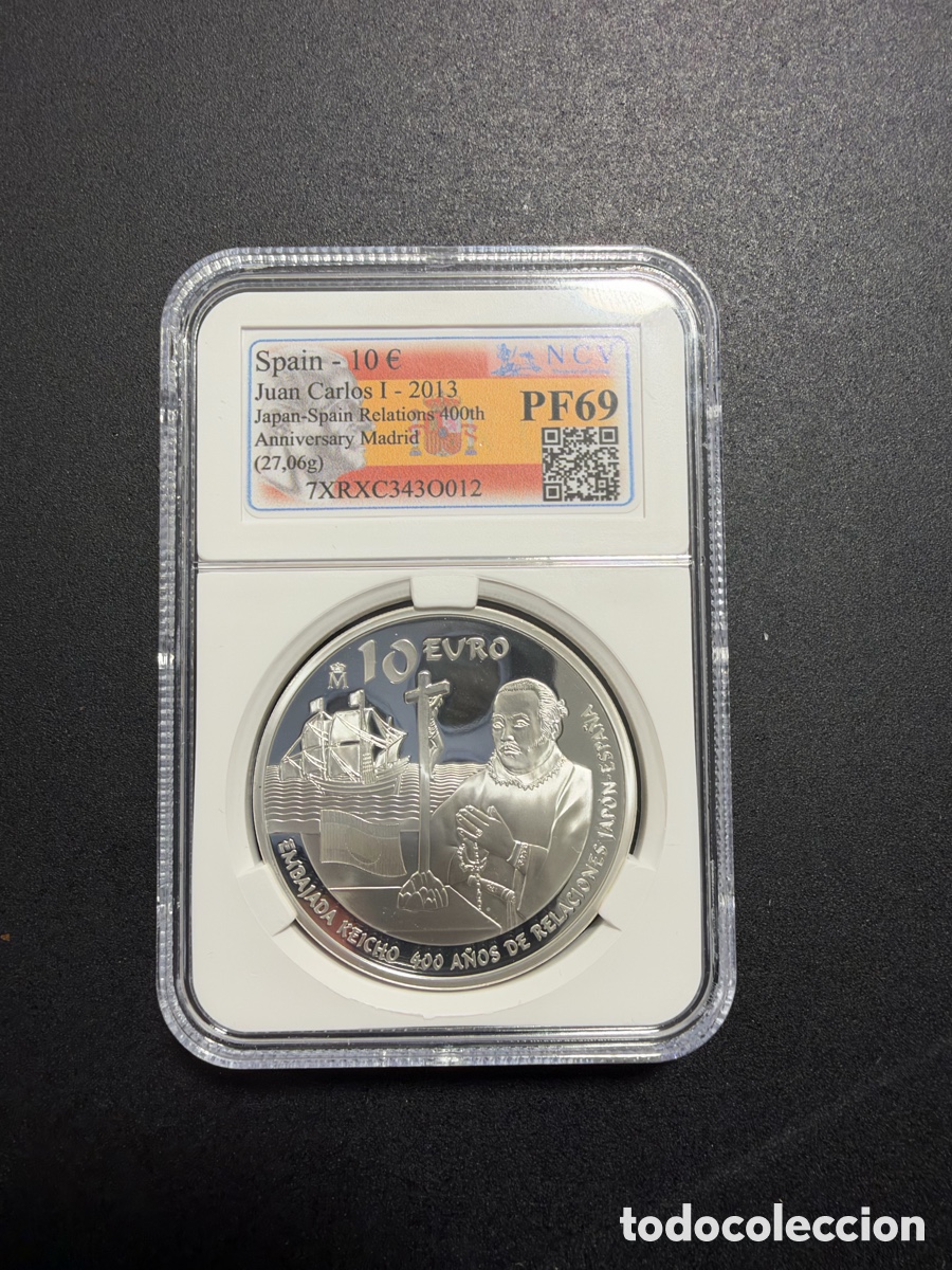 FNMT-M&uuml;nzen: Moneda 10&euro; a&ntilde;o 2013 relaciones de Jap&oacute;n Espa&ntilde;a 400a&ntilde;os