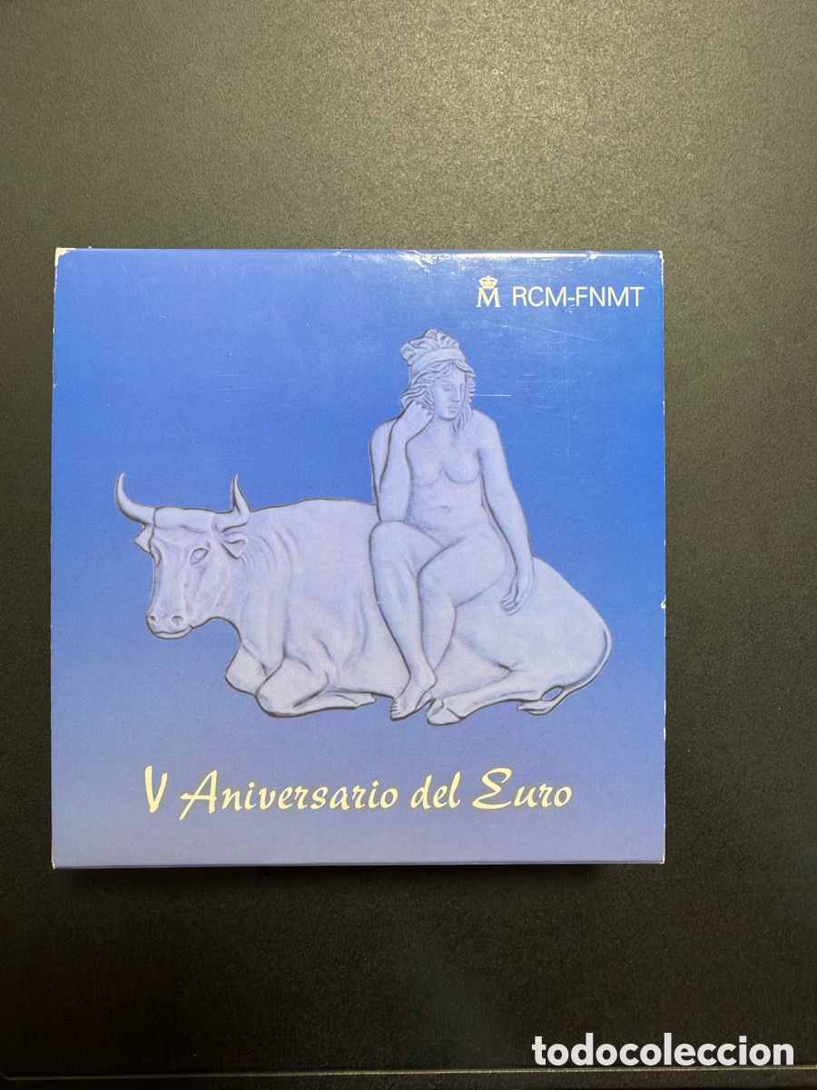 FNMT-M&uuml;nzen: 50&euro; de plata Espa&ntilde;a V aniversario del euro