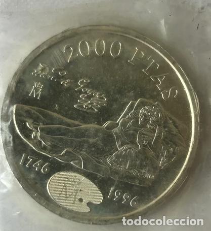 Monedas FNMT: Moneda 2000 pesetas Goya 1996