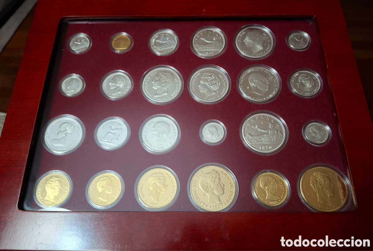 Monedas FNMT: 24 monedas plata 0,925 de la FNMT, m&aacute;s de medio quilo en plata pura. Replicas