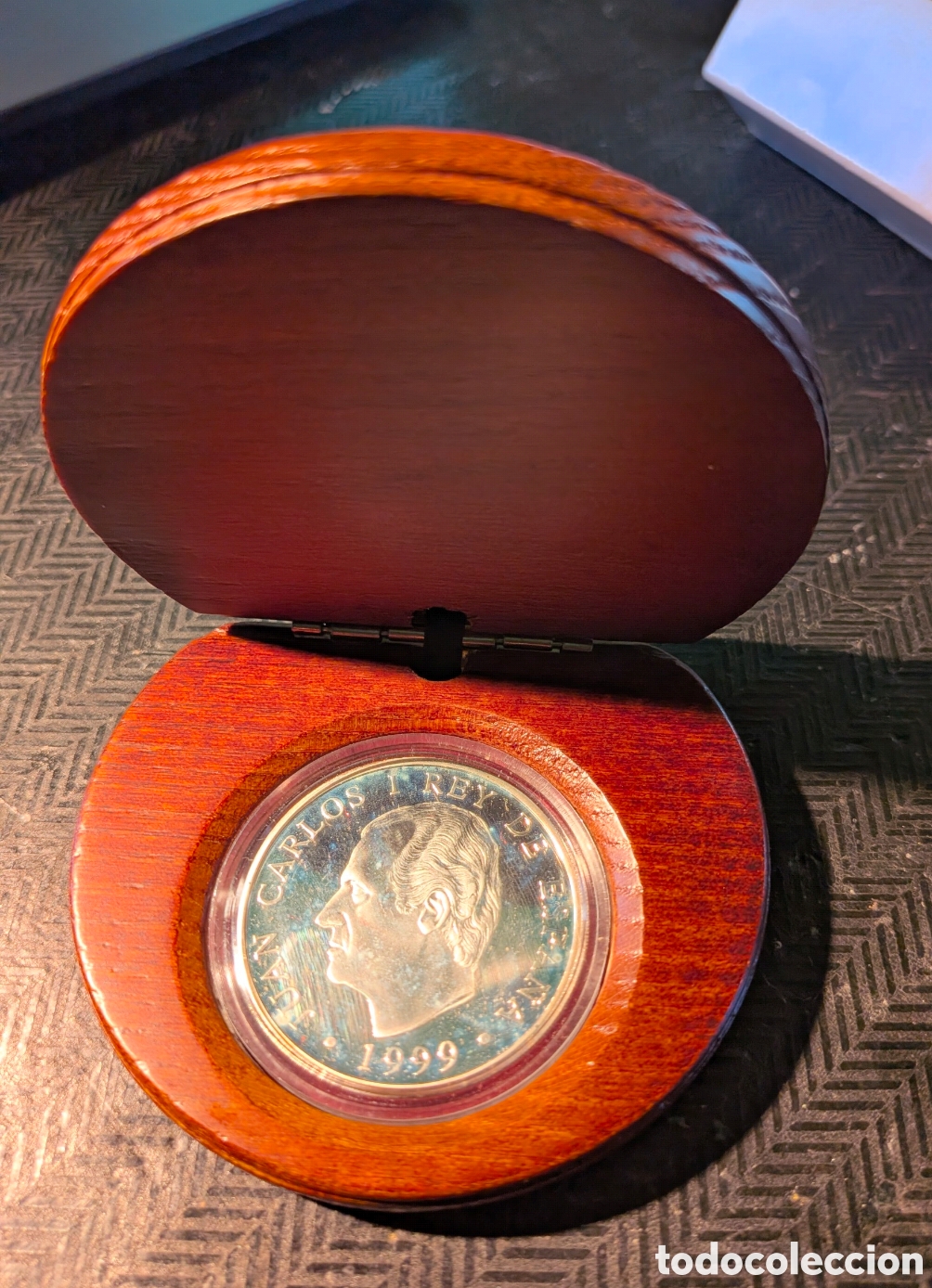 Monedas FNMT: Moneda de plata de 2000ptas. del 1999 Escudo de Bc - Foto 4