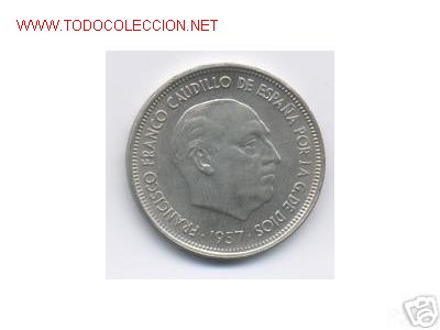 Monedas Franco: FRANCO- 50 PESETAS- 1957*67 - Foto 1