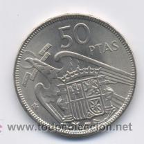 Monedas Franco: 50 PESETAS- 1957*71 SC - Foto 2