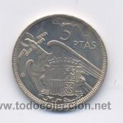 Monedas Franco: 5 PESETAS- 1957*67-SC - Foto 2
