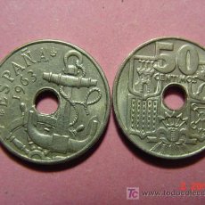 Monedas Franco: 1851 FRANCO ESTADO ESPAÑOL 50 CTMOS NIQUEL AÑO 1963 ESTRELLA 64 EBC PRECIOSA C&C. Lote 5459808