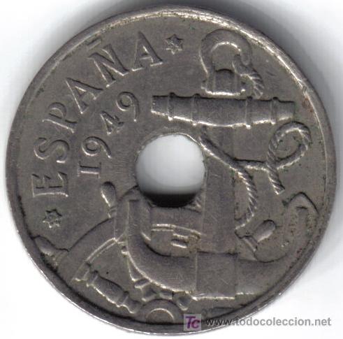 Monedas Franco: ESPA&Ntilde;A 50 CENTIMOS 1949 * 19-6- - Foto 1