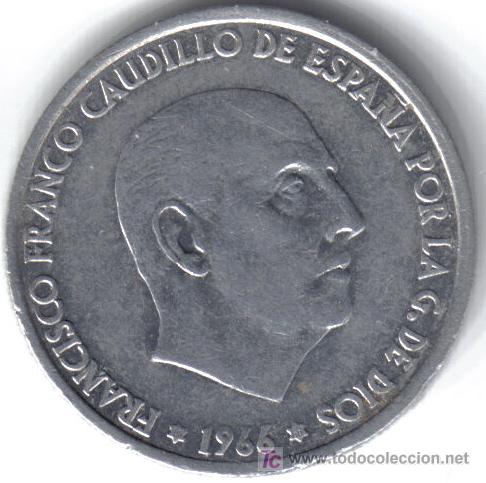 Monedas Franco: ESPA&Ntilde;A 50 CENTIMOS 1966 * 19-68 - Foto 1