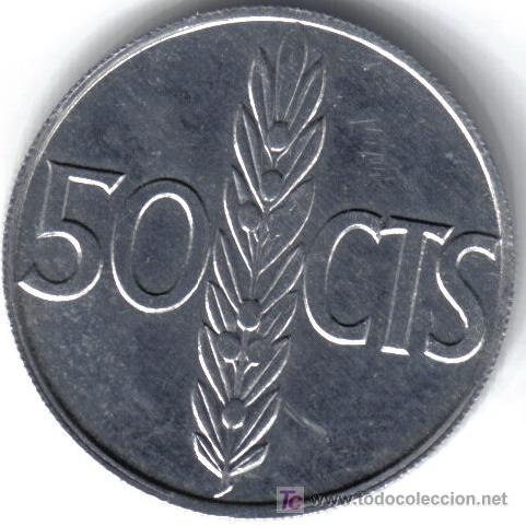 Monedas Franco: ESPA&Ntilde;A 50 CENTIMOS 1966 * 19-73 - Foto 2