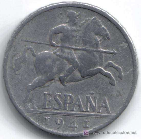 Monedas Franco: ESPA&Ntilde;A 10 CENTIMOS 1941 - Foto 1