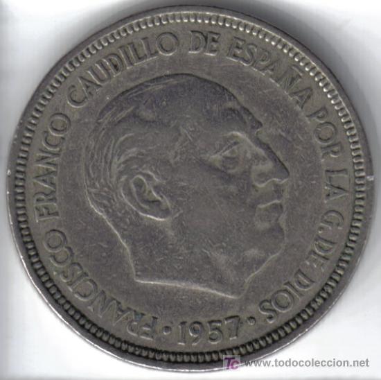 Monedas Franco: ESPA&Ntilde;A 5 PESETAS 1957 * 61 - Foto 1
