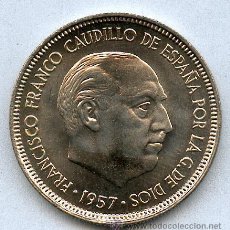 Monedas Franco: 25 PESETAS DE 1957*75. Lote 26943198