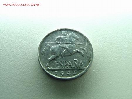 Monedas Franco: 5 CENTIMOS 1941   (16) - Foto 1
