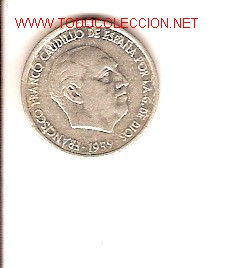 Monedas Franco: La otra cara. - Foto 2