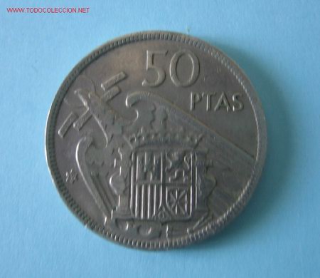 Monedas Franco: 50 pts Franco * 59 - Foto 2
