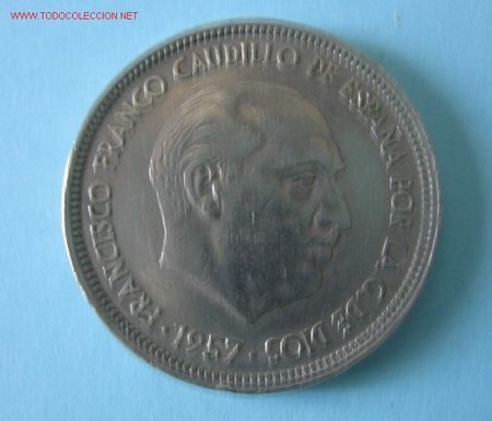 Monedas Franco: 50 pts Franco * 59 - Foto 1