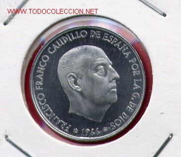 Monedas Franco: 50 CENTIMOS 1966*75 &iexcl;&iexcl; PROOF !! &iexcl;&iexcl; PROOF !! - Foto 1