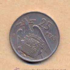 Monnaies Franco: NN116 - 25 PTS F FRANCO 1957/59 MBC - 25 PTS F FRANCO 1957/59 MBC . Lote 13986115