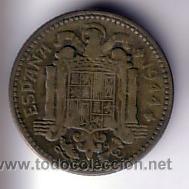 Monedas Franco: 1 peseta 1944 - Foto 2