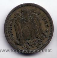 Monedas Franco: 1 peseta 1944 - Foto 2