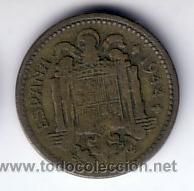 Monedas Franco: 1 peseta 1944 - Foto 2